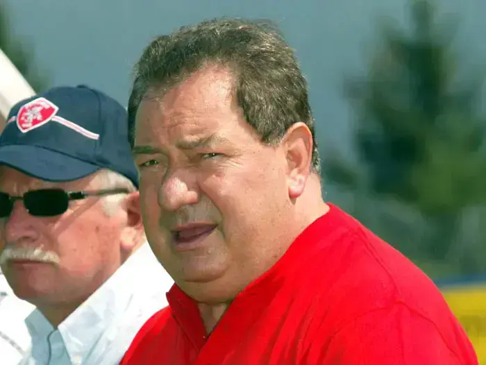 נשיא פרוג'ה לשעבר, לוצ'יאנו גאוצ'י (AP , FELICE CALABRO')