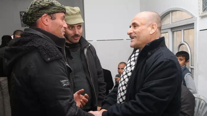 המחבל אחמד עוואד כמיל בביתו בקבטיה, ינואר 2014 (שלומי גבאי) המחבל אחמד עוואד כמיל בביתו בקבטיה, ינואר 2014 (שלומי גבאי)