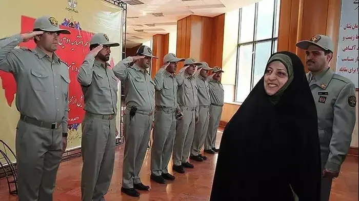 מעצומה אבתקאר, סגנית נשיא איראן לענייני איכות הסביבה (צילום מסך , מתוך טוויטר) מעצומה אבתקאר, סגנית נשיא איראן לענייני איכות הסביבה (צילום מסך , מתוך טוויטר)