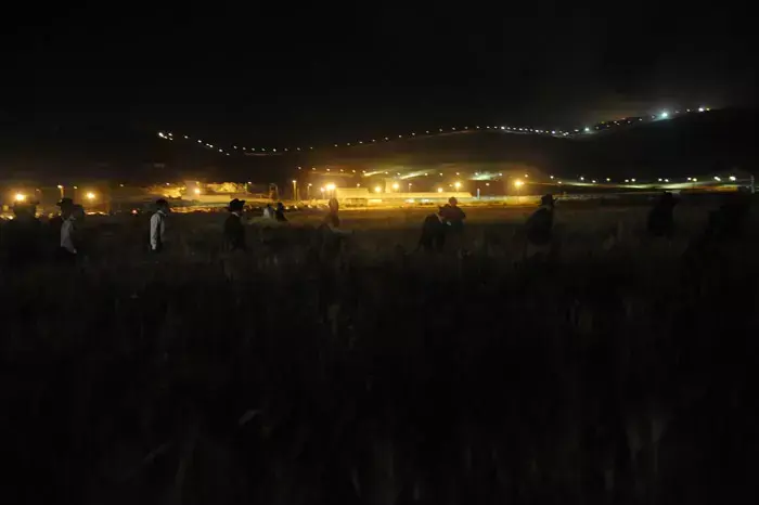 הסתננות של אלפי בני אדם לקבר יוסף בשכם, מאי 2011 (דובר צה"ל) הסתננות של אלפי בני אדם לקבר יוסף בשכם, מאי 2011 (דובר צה"ל)