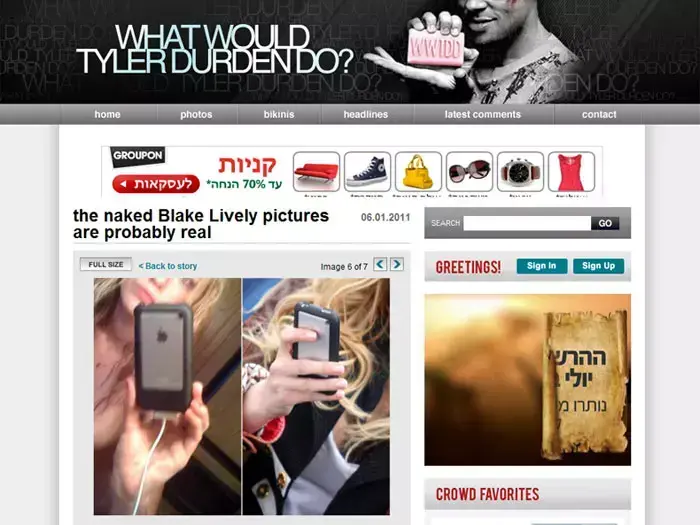 בלייק לייבלי (צילום מסך , מתוך wwtdd.com)