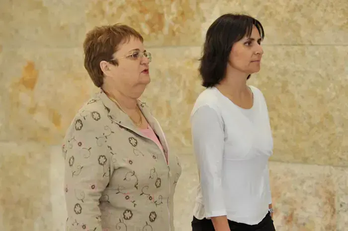 גילה קצב, רעייתו של נשיא המדינה לשעבר משה קצב בבית המשפט העליון בירושלים, אוגוסט 2011 (עומר מירון) גילה קצב, רעייתו של נשיא המדינה לשעבר משה קצב בבית המשפט העליון בירושלים, אוגוסט 2011 (עומר מירון)