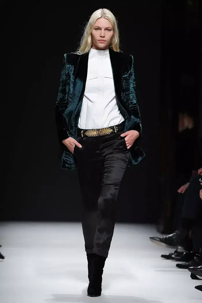 אלין וובר בתצוגת סתיו/חורף 2012 ready-to-wear של בלמיין, פריז, 1 מרץ 2012 (GettyImages , Pascal Le Segretain)