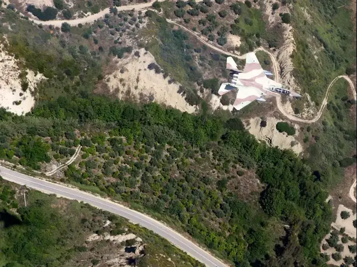 צילום ממטוס קרב של הגליל העליון (דובר צה"ל) צילום ממטוס קרב של הגליל העליון (דובר צה"ל)