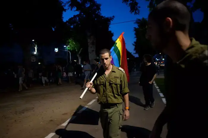 פעילי הקהילה הגאה הפגינו בתל אביב נגד התבטאויות בגנותם בכנסת (דרור עינב) פעילי הקהילה הגאה הפגינו בתל אביב נגד התבטאויות בגנותם בכנסת (דרור עינב)