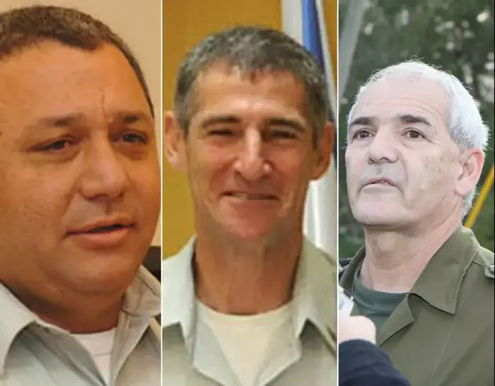 מועמדים לתפקיד סגן הרמטכ"ל: גדי איזנקוט, יאיר גולן ואבי מזרחי (מערכת וואלה! NEWS) מועמדים לתפקיד סגן הרמטכ"ל: גדי איזנקוט, יאיר גולן ואבי מזרחי (מערכת וואלה! NEWS)