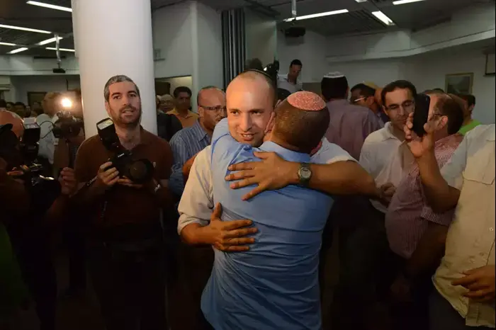 נפתלי בנט נבחר ליושב ראש מפלגת הבית היהודי, נובמבר 2012 (נמרוד סונדרס)