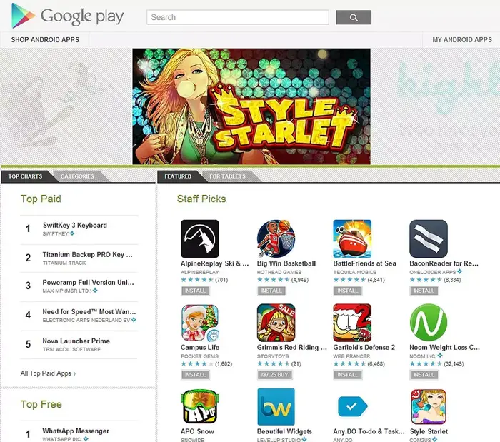 חנות אפליקציות google play (צילום מסך) חנות אפליקציות google play (צילום מסך)