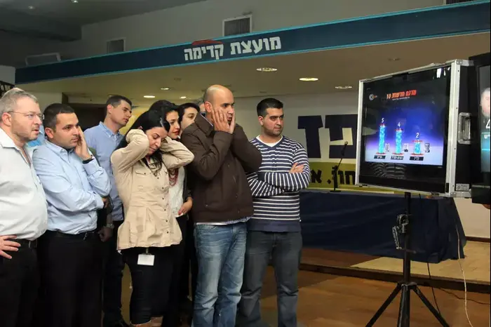 מטה קדימה, תוצאות המדגם יום הבחירות ינואר 2013 (אדריאן הרבשטיין) מטה קדימה, תוצאות המדגם יום הבחירות ינואר 2013 (אדריאן הרבשטיין)