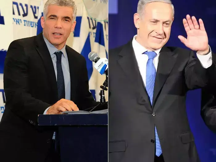 בנימין נתניהו, יאיר לפיד (מערכת וואלה! NEWS)