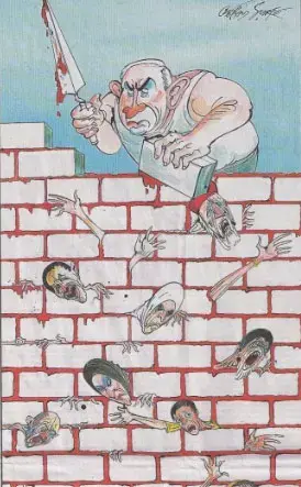 קריקטורה אנטישמית בסאנדיי טיימס (סריקה) קריקטורה אנטישמית בסאנדיי טיימס (סריקה)