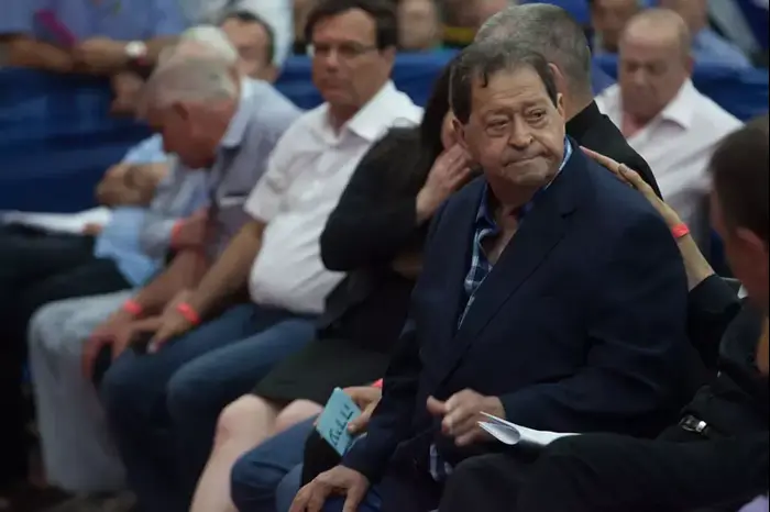 ח"כ בנימין פואד בן אליעזר, ועידת מפלגת העבודה, אוגוסט 2013 (דרור עינב) ח"כ בנימין פואד בן אליעזר, ועידת מפלגת העבודה, אוגוסט 2013 (דרור עינב)