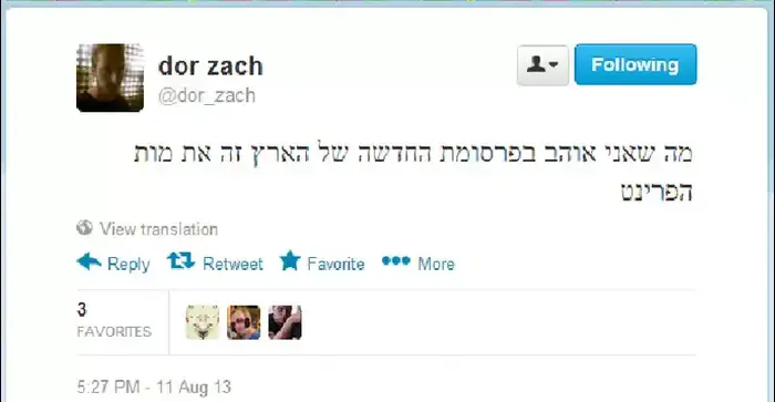 ביקורת בטוויטר על קמפיין הארץ (צילום מסך) ביקורת בטוויטר על קמפיין הארץ (צילום מסך)