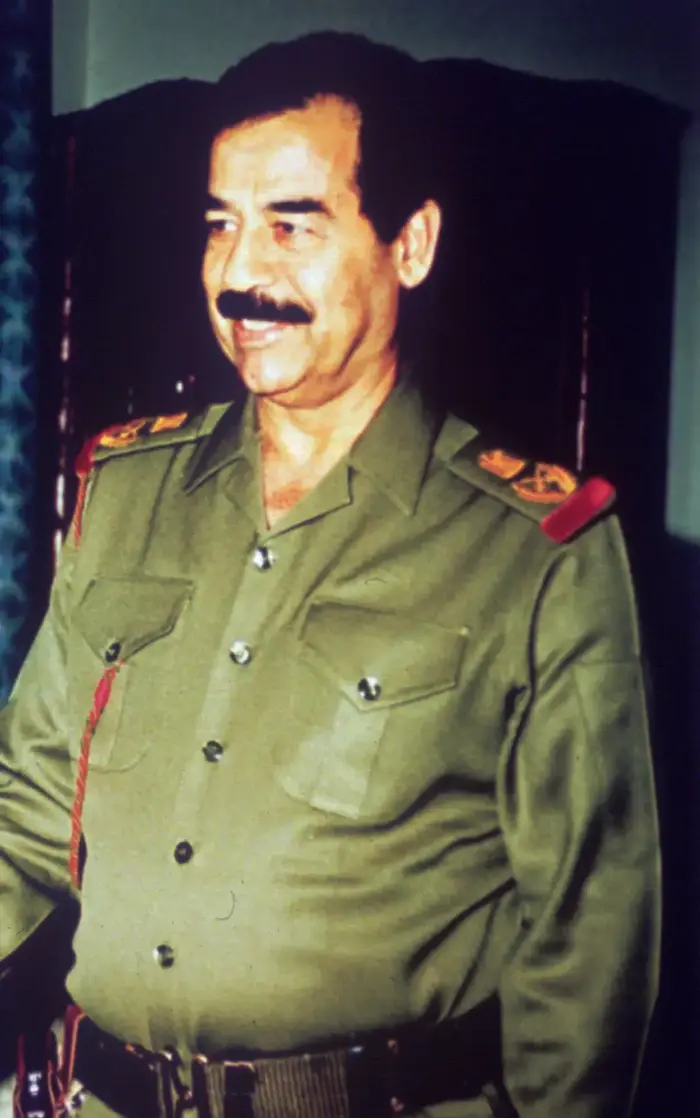 נשיא עיראק סדאם חוסיין. 1991 (AP)