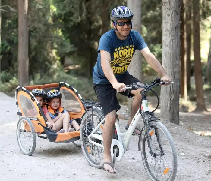 טיולי אופניים חשמליים, יער הזורע (יח"צ , אסף רונן)