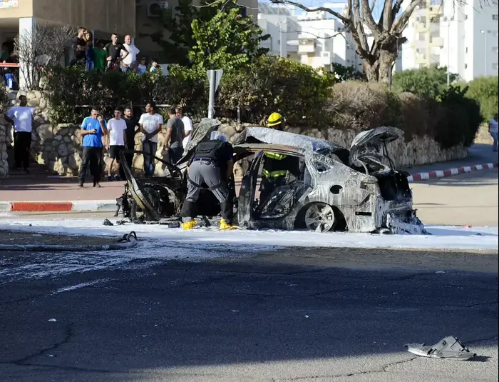 זירת ניסיון החיסול באשקלון (דייב בוימוביץ') זירת ניסיון החיסול באשקלון (דייב בוימוביץ')