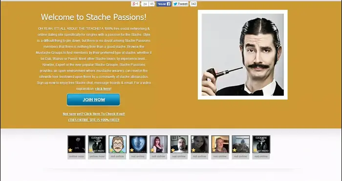קהילות פטיש באינטרנט: שפמים (אתר רשמי , ://www.stachepassions.com/) קהילות פטיש באינטרנט: שפמים (אתר רשמי , ://www.stachepassions.com/)