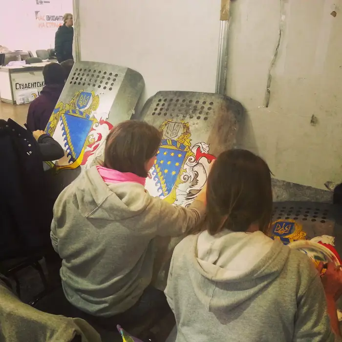 המחאה בכיכר העצמאות בקייב, אוקראינה, פברואר 2014 (מערכת וואלה! NEWS , עמרי נחמיאס) המחאה בכיכר העצמאות בקייב, אוקראינה, פברואר 2014 (מערכת וואלה! NEWS , עמרי נחמיאס)