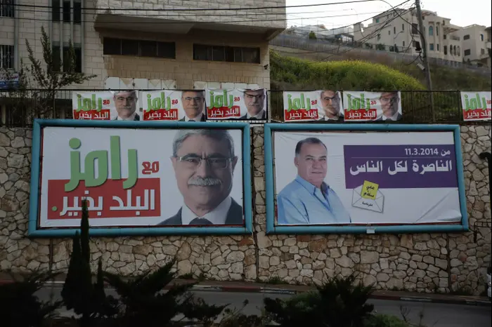 פתיחת הקלפיות בבחירות החוזרות בנצרת, מרץ 2014 (ערן גילווארג) פתיחת הקלפיות בבחירות החוזרות בנצרת, מרץ 2014 (ערן גילווארג)