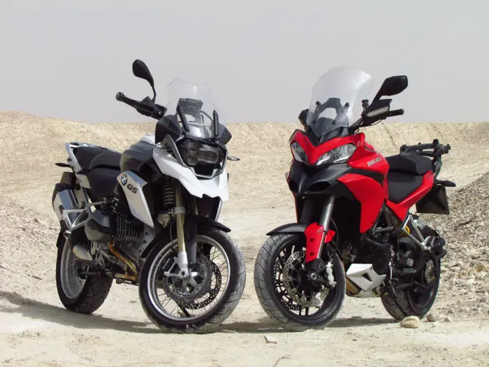 מבחן השוואתי ב.מ.וו R 1200 GS מול דוקאטי מולטיסטרדה 1200 S (קובי ליאני) מבחן השוואתי ב.מ.וו R 1200 GS מול דוקאטי מולטיסטרדה 1200 S (קובי ליאני)