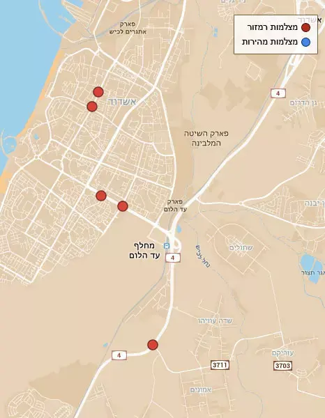 מיפוי מצלמות תנועה (עיבוד תמונה) מיפוי מצלמות תנועה (עיבוד תמונה)