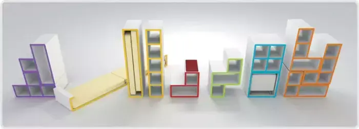 רהיטים בצורת טטריס של דייגו סילבריו (אתר רשמי , http://www.coroflot.com/diegosilverio/Tetris-Furniture) רהיטים בצורת טטריס של דייגו סילבריו (אתר רשמי , http://www.coroflot.com/diegosilverio/Tetris-Furniture)