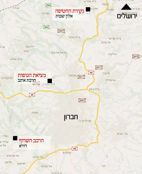 מפת החטיפה (מערכת וואלה! NEWS) מפת החטיפה (מערכת וואלה! NEWS)