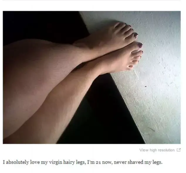 מועדון הרגליים השעירות (צילום מסך , veryhairylegs.tumblr.com) מועדון הרגליים השעירות (צילום מסך , veryhairylegs.tumblr.com)