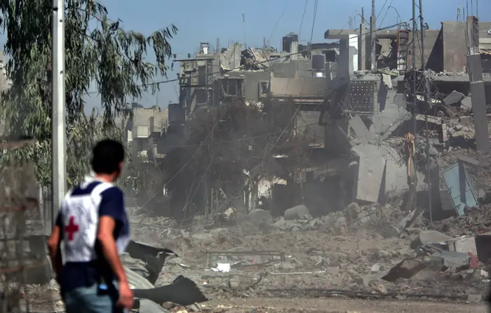 שכונת שג'אעיה בעיר עזה (AP) שכונת שג'אעיה בעיר עזה (AP)