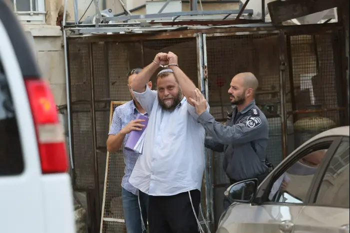 בנצי גופשטיין ראש להב"ה מובא להארכת מעצר, בית משפט השלום ירושלים (טלי מאייר ) בנצי גופשטיין ראש להב"ה מובא להארכת מעצר, בית משפט השלום ירושלים (טלי מאייר )