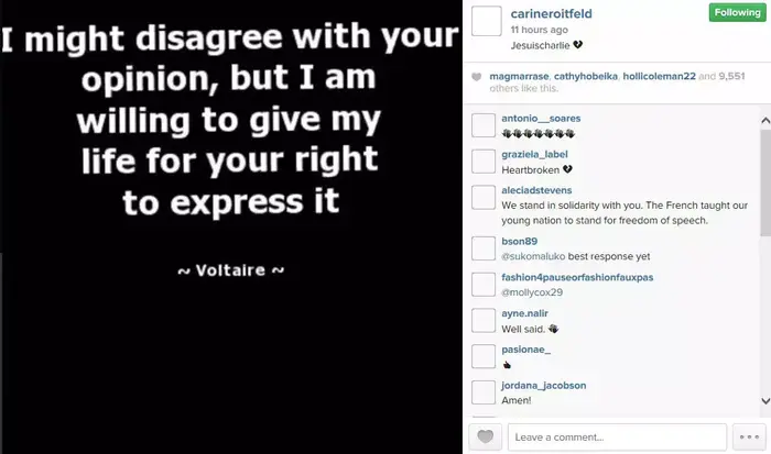 תעשיית האופנה העולמית מזדהה: Je Suis Charlie (סריקה) תעשיית האופנה העולמית מזדהה: Je Suis Charlie (סריקה)