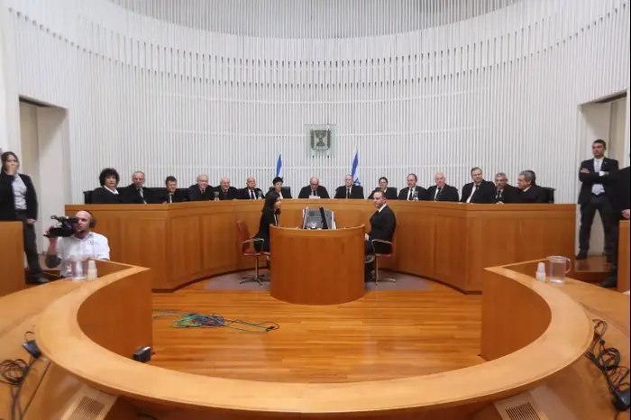 טקס פרידה מאשר גרוניס בבית המשפט העליון (מערכת וואלה! NEWS , גיל יוחנן)