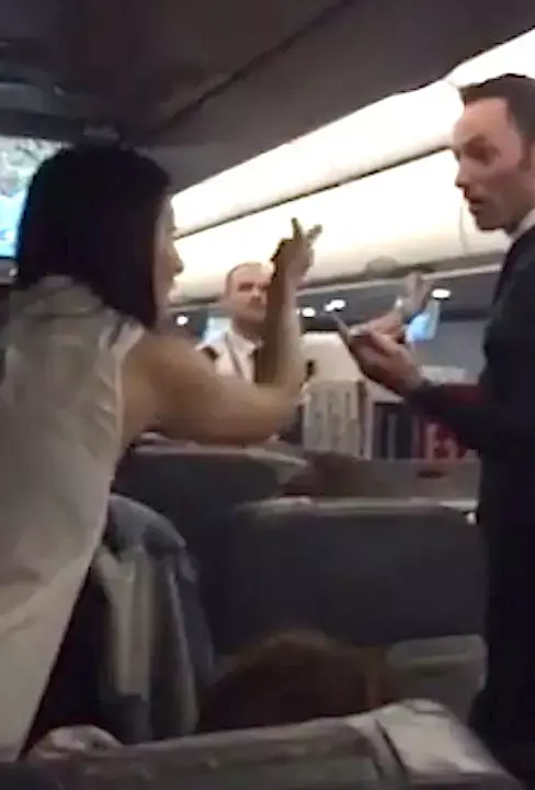 נוסעים ישראלים התפרעו בטיסת ישראייר (צילום מסך) נוסעים ישראלים התפרעו בטיסת ישראייר (צילום מסך)