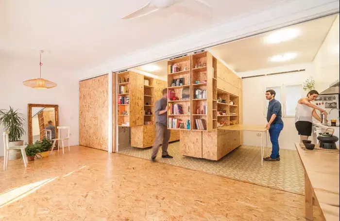 בית משפחתי עשוי MDF במדריד (בנין ודיור , Javier de Paz Garcia) בית משפחתי עשוי MDF במדריד (בנין ודיור , Javier de Paz Garcia)