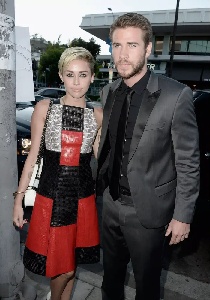 מיילי סיירוס ליאם המרסוורת' (GettyImages) מיילי סיירוס ליאם המרסוורת' (GettyImages)