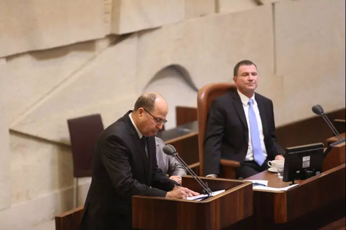 משה יעלון בהשבעת הממשלה ה-34, מאי 2015 (נועם מושקוביץ) משה יעלון בהשבעת הממשלה ה-34, מאי 2015 (נועם מושקוביץ)