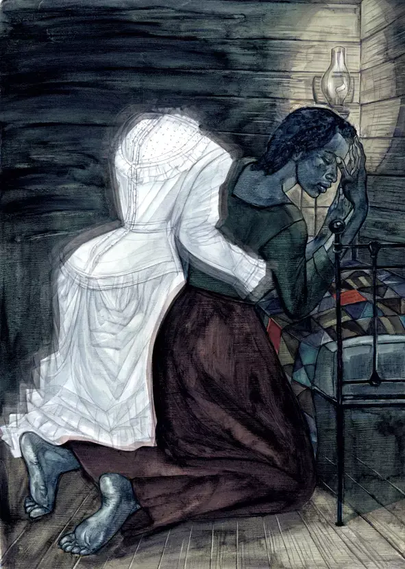 איור חמדת (צילום מסך , ג'ו מורס, The Folio Society) איור חמדת (צילום מסך , ג'ו מורס, The Folio Society)