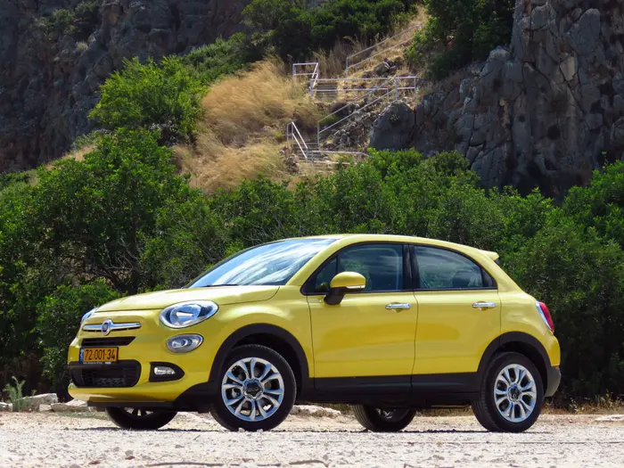 מבחן פיאט 500X. יולי 2015 (קובי ליאני) מבחן פיאט 500X. יולי 2015 (קובי ליאני)