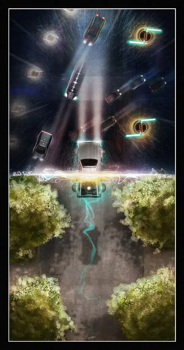 פאן ארט בחזרה לעתיד (צילום מסך , andy fairhurst) פאן ארט בחזרה לעתיד (צילום מסך , andy fairhurst)