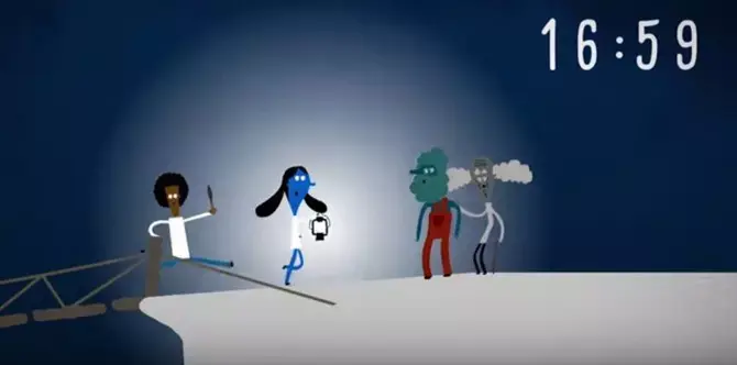 חידת הגשר (צילום מסך , יוטיוב) חידת הגשר (צילום מסך , יוטיוב)