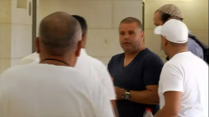 ראש ארגון הפשע אלי מוסלי, בית משפט השלום ראשל"צ. ספטמבר 2015 (דוד קורן) ראש ארגון הפשע אלי מוסלי, בית משפט השלום ראשל"צ. ספטמבר 2015 (דוד קורן)