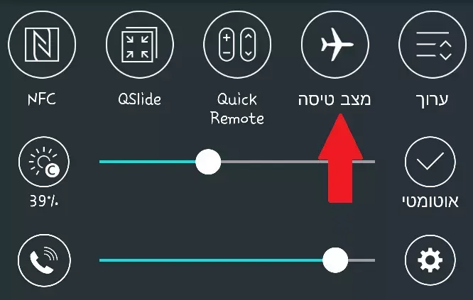 מצב טיסה (תצפית TPS) מצב טיסה (תצפית TPS)