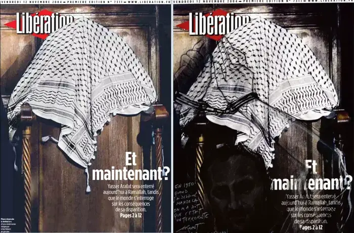 יצירה של האמן הצרפתי אנרסט פיניון-ארנסט, המציגה את מרואן ברגותי, ינואר 2016 (צילום מסך , "ליברסיון") יצירה של האמן הצרפתי אנרסט פיניון-ארנסט, המציגה את מרואן ברגותי, ינואר 2016 (צילום מסך , "ליברסיון")