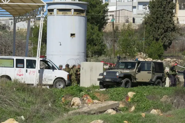זירת פיגוע ירי, מחסום DCO, 31 בינואר 2016 (תצפית TPS) זירת פיגוע ירי, מחסום DCO, 31 בינואר 2016 (תצפית TPS)
