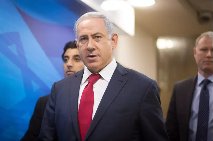 ראש הממשלה בנימין נתניהו, ישיבת ממשלה 28 בפברואר 2016 (פול צלמים , אמיל סלמן, הארץ)