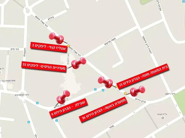 מפת שוק פתח תקווה (עיבוד תמונה) מפת שוק פתח תקווה (עיבוד תמונה)