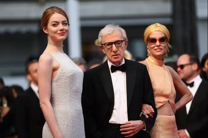 וודי אלן על השטיח האדום של פסטיבל קאן 2015 (GettyImages)