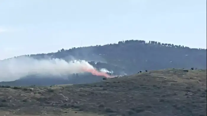 שריפה שפרצה ביער ביריה שבגליל העליון, אפריל 2016 (מערכת וואלה! NEWS , דרור גלילי) שריפה שפרצה ביער ביריה שבגליל העליון, אפריל 2016 (מערכת וואלה! NEWS , דרור גלילי)