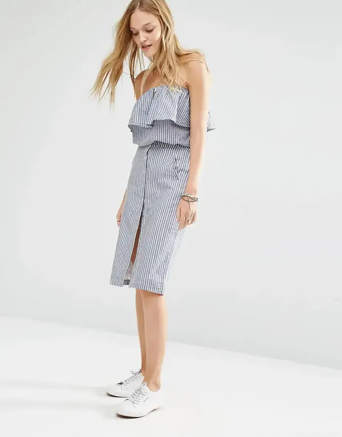 שמלת פסים של אסוס, 44 פאונד (אתר רשמי , asos) שמלת פסים של אסוס, 44 פאונד (אתר רשמי , asos)