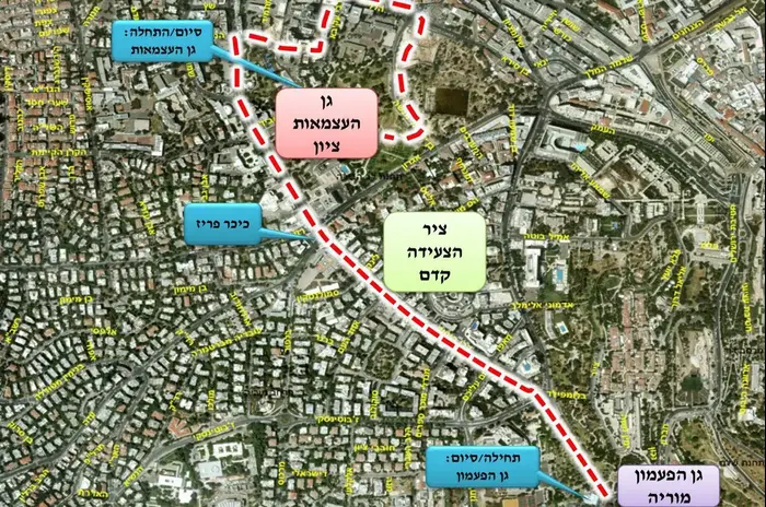 מסלול מצעד הגאווה בירושלים 2016 (מערכת וואלה! NEWS) מסלול מצעד הגאווה בירושלים 2016 (מערכת וואלה! NEWS)